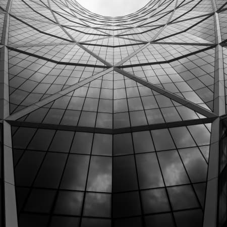commercial bullet resistant glass building