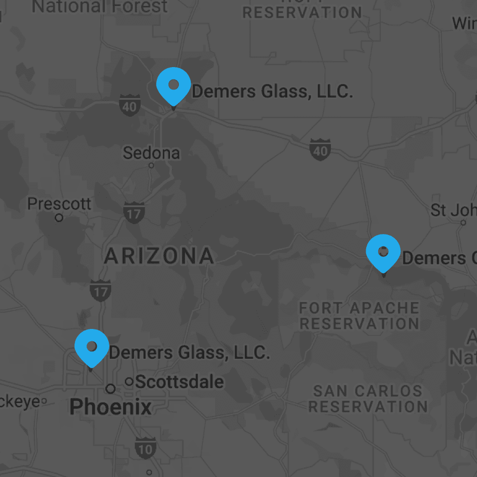 demers glass locations map