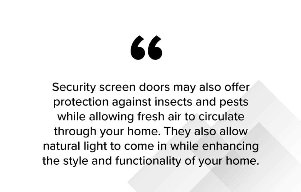 Types of Screen Doors Block Quotes