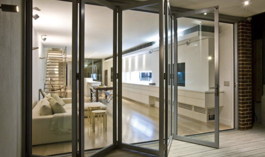 residential automated accordion doors