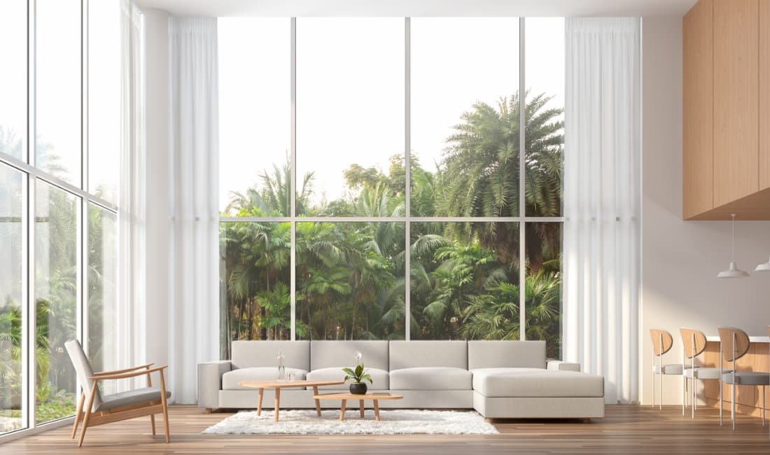 floor to ceiling window install