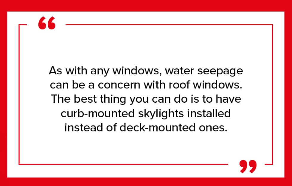 Skylights block quotes