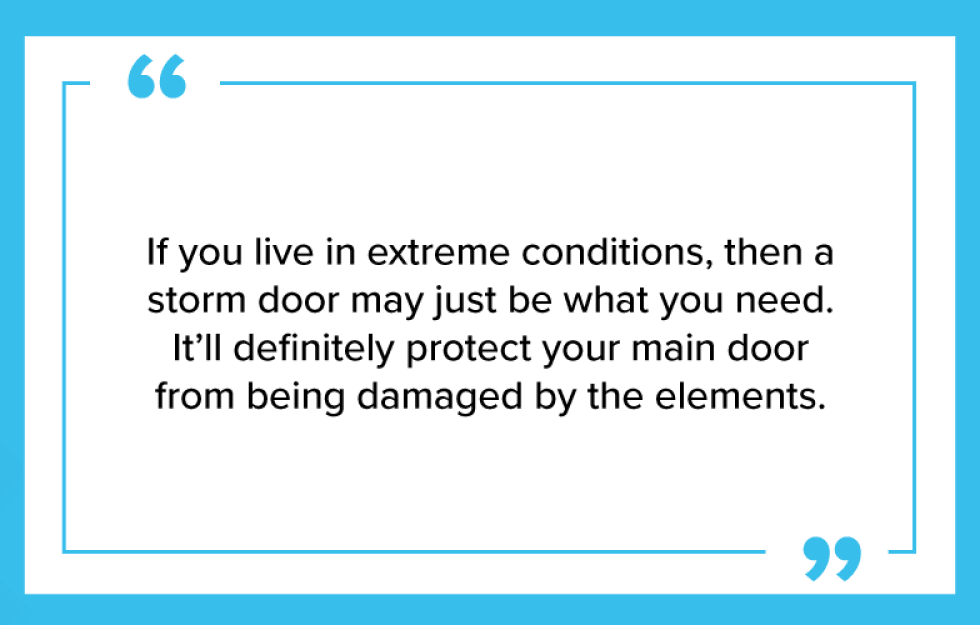 Storm Door Block Quote