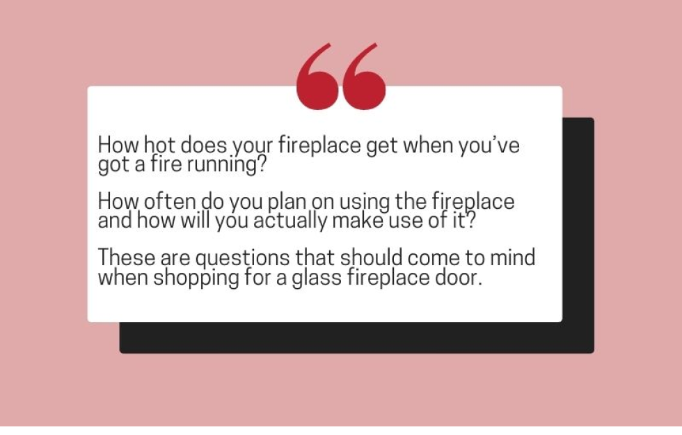 Ceramic vs Tempered Glass Fireplace Block Quote