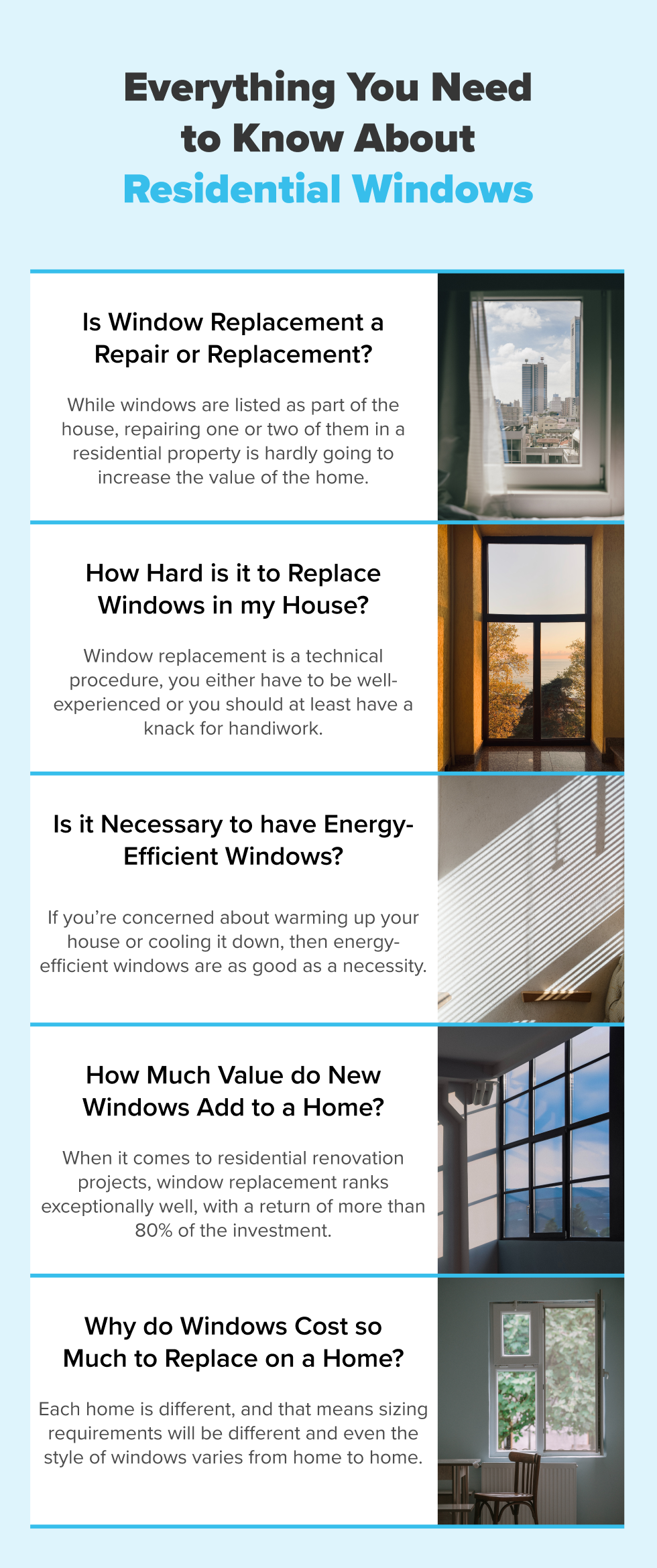 Residential Windows Infographic