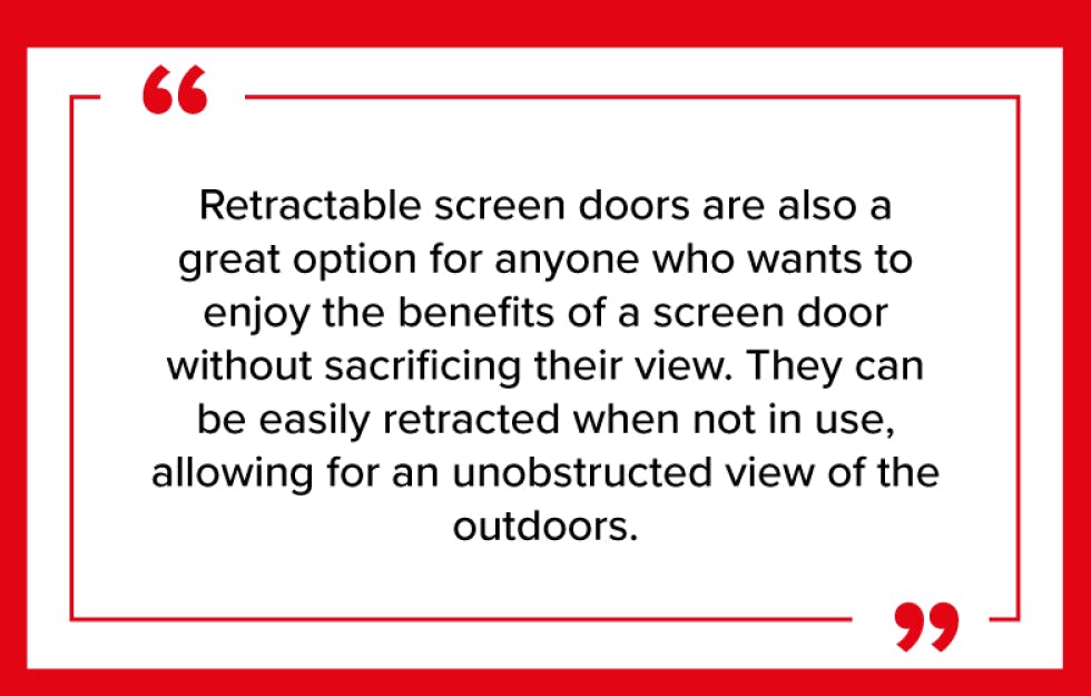 Types of Screen Doors Block Quotes 2