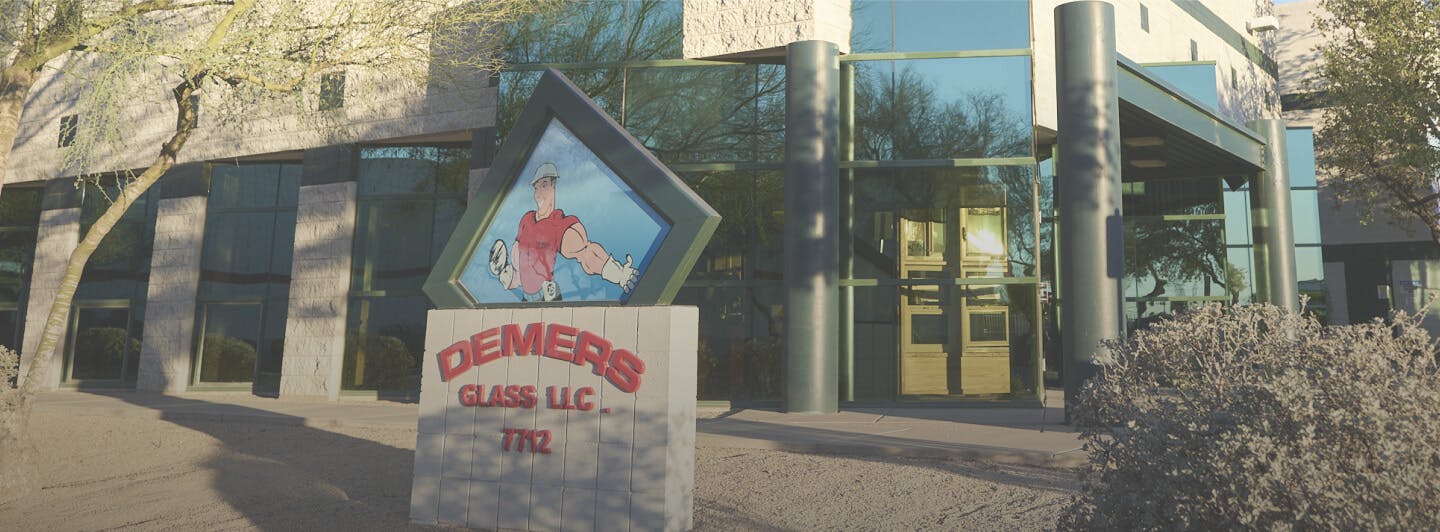 Demers Glass store front